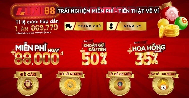 Sự kiện khuyến mãi tại Lixi88