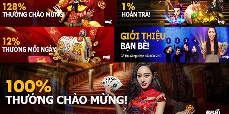 BK8 đã tung ra vô vàn chương trình khuyến mãi hấp dẫn