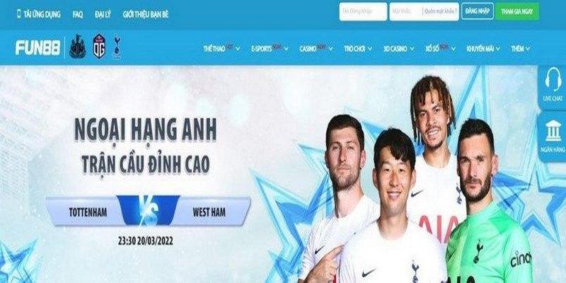 Nhà cái Fun88 thiên đường cá cược dành cho game thủ